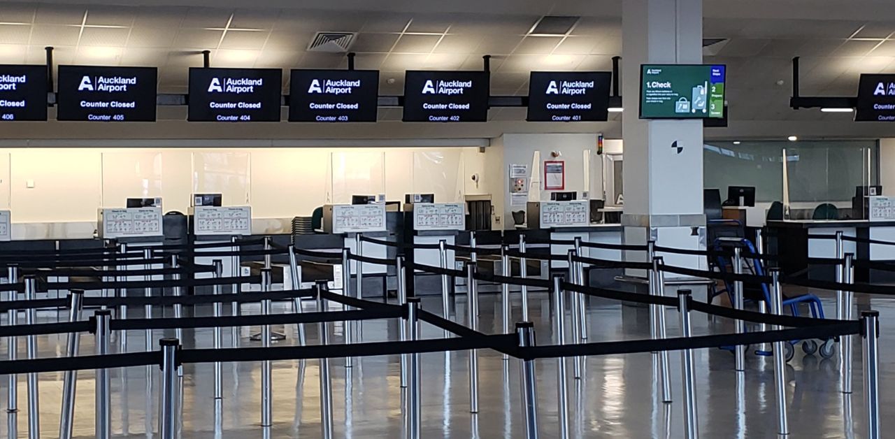 Qantas Airlines AKL Terminal