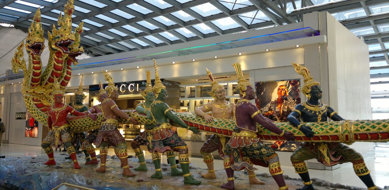 Qantas Airlines BKK Terminal
