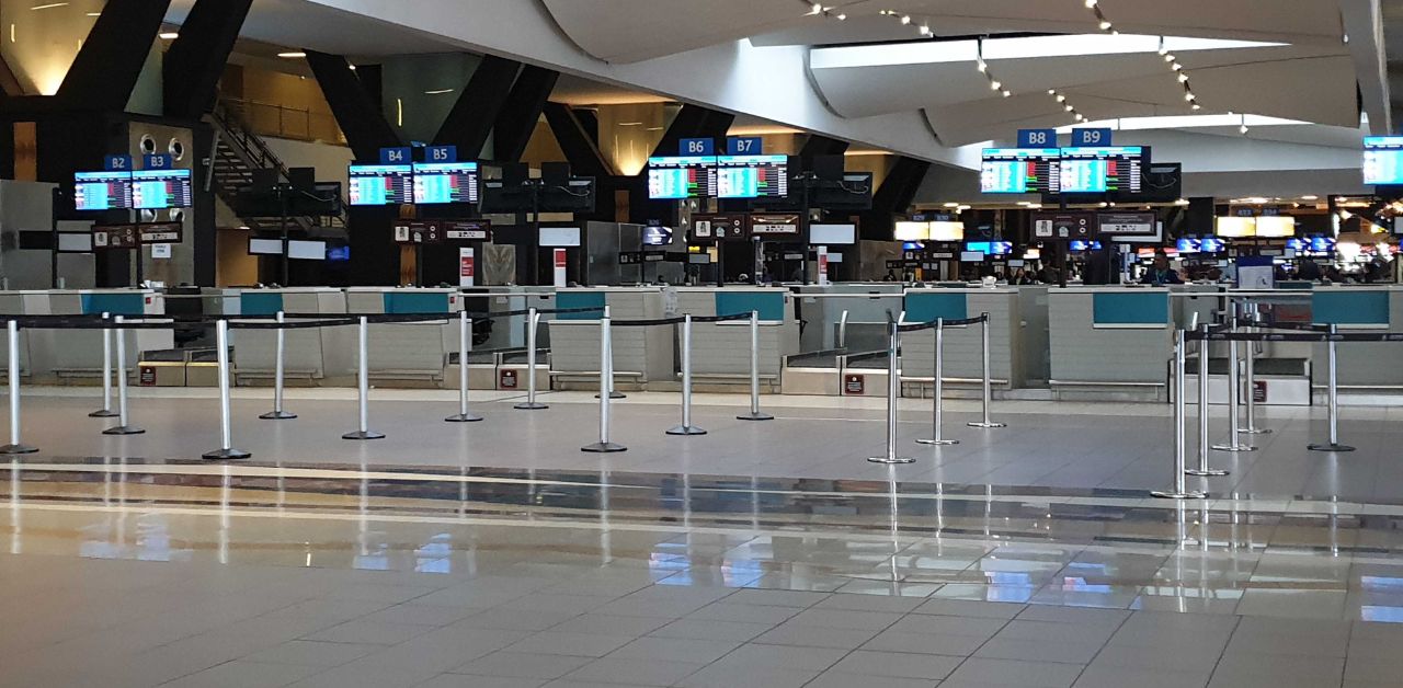 Qantas Airlines JNB Terminal